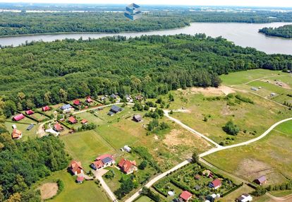 Małdyty sople działki w otulinie lasu nad jeziorem