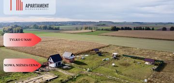 Działka z murowanym domkiem 30m2. blisko wrocławia