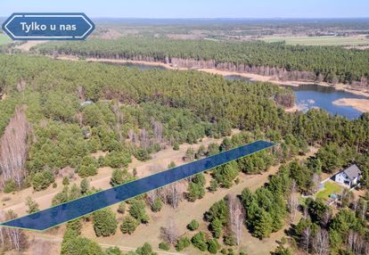 Działka ostrowy nad okrzą na przeciwko zalewu