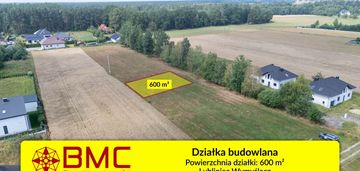 Działka budowlana lubliniec wymyślacz  600m2
