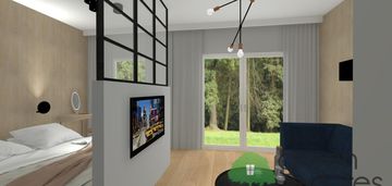 Okazja! wykończone 2 pokoje wśród zieleni