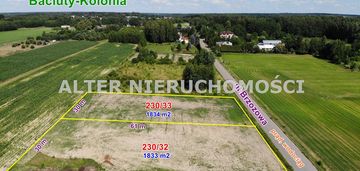 Baciuty kolania ul. brzozowa – działki z war.zab.