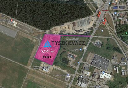 Działka produkcyjno-usługowa przy lotnisku