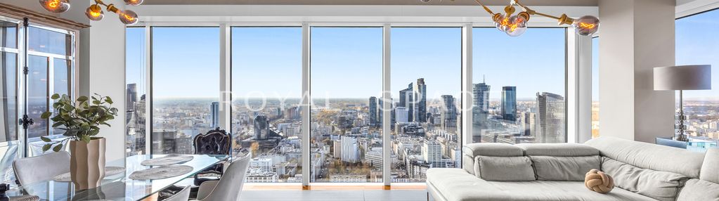 Prestiżowy apartament na wysokim piętrze | złota