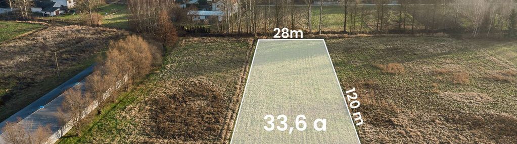 |34 ar działka- idealna pod inwestycje|