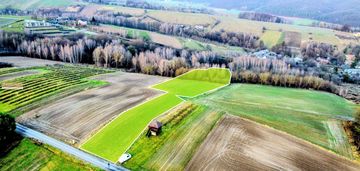 Działka budowlana na wzgórzu |16 i 77 ar|roztocze