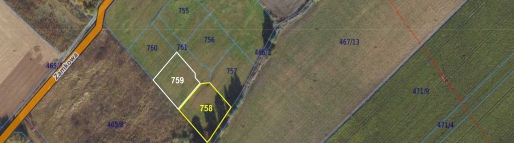 Dwie działki 1017/829m2 w żołędowie 190zł/m2