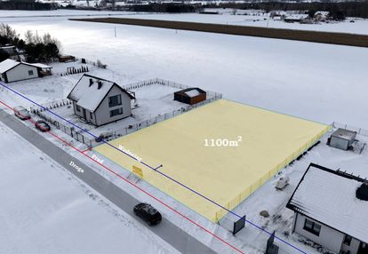 Działka budowlana 1100 m², arcelin gm.płońsk, mpzp