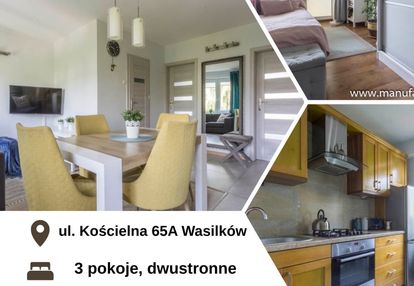 * 3 pokoje * dwustronne * przy lesie*do wejścia*