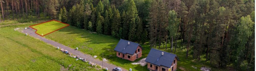 Działka otocozna lasem koszęcin 698m2