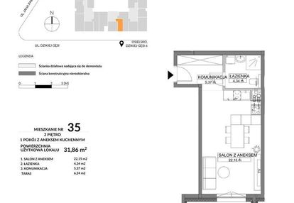 Kawalerka niedaleko bydgoszczy