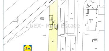 Działka inwestycyjna 870m obok lidla w pruszkowie.