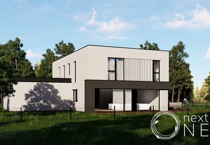 Dom wolnostojący nowoczesny projekt konstancin