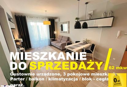 Mieszkanie 3 pokojowe, cegła, balkon, garaż, klima