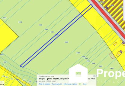 Działka rolna 2000 m² – paprotnia, gm. stężyca
