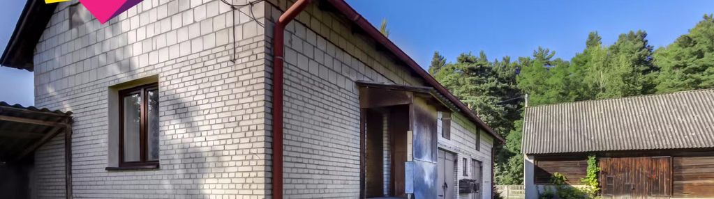 Dom z zabudowaniami gospodarczmi, ziemia plus las