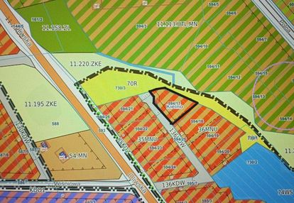 Działka przy lesie z mpzp w kielnie k. szemuda