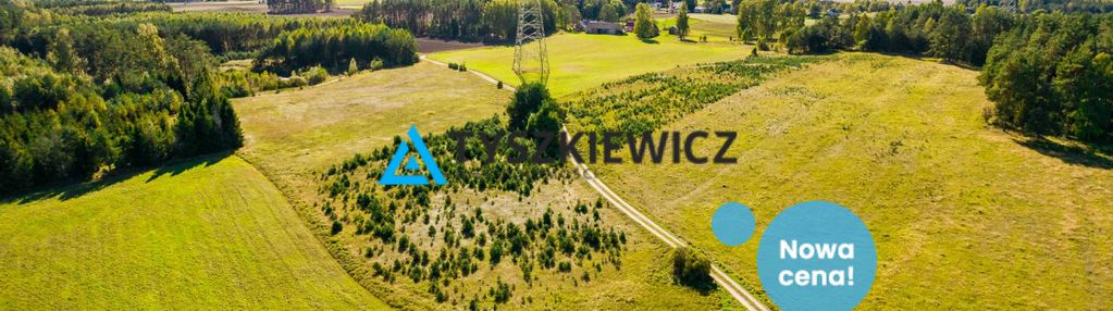 Działka o powierzchni 5,30 ha w gminie kościerzyna