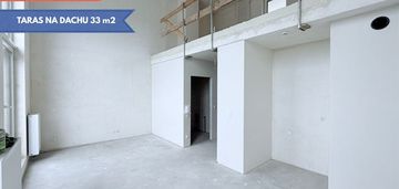 Apartament 2-poziomowy z tarasem na dachu!