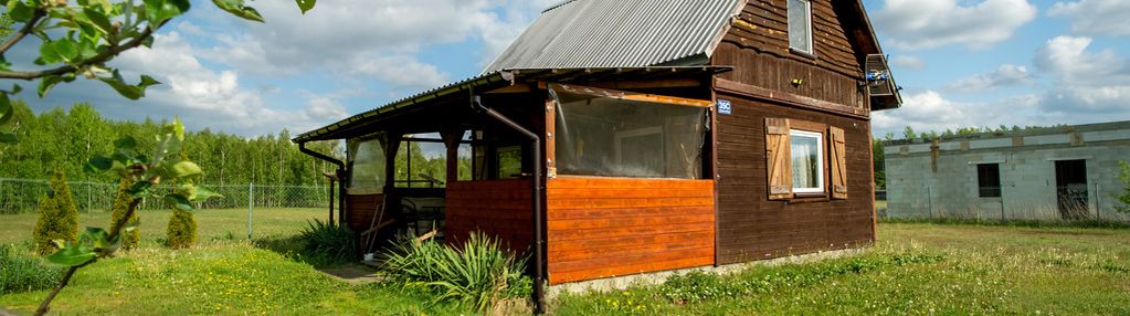 Twoje miejsce ciszy pod warszawą, działka, domek