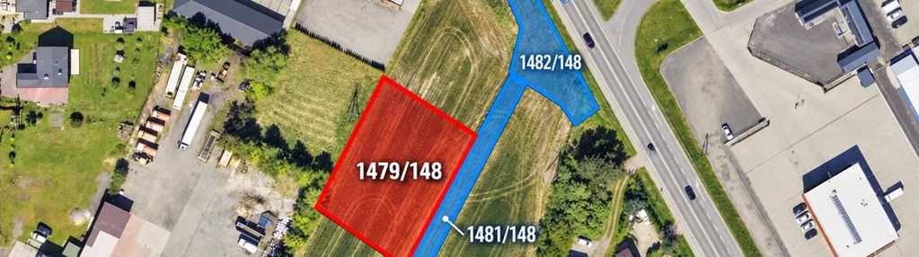 Działka 1467 m² – mikołów, ul. gliwicka