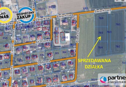 Ustawna działka 15 min. autem od centrum gdańska!