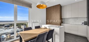 Przestronny apartament na woli z widokiem