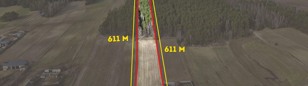 Działka rolno-budowlana z częścią leśną