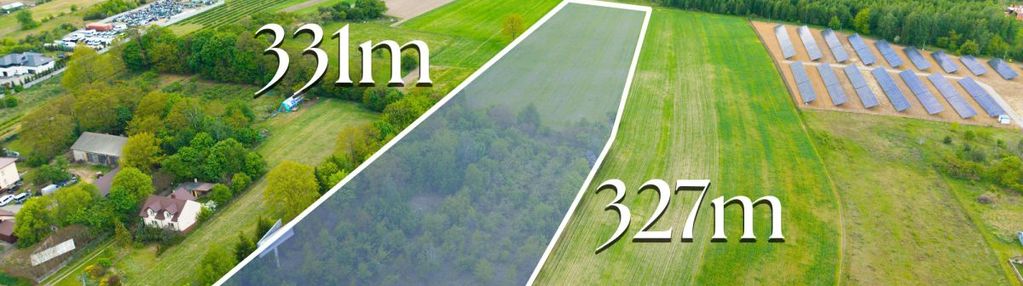Działka przemysłowa 2,08 ha – podlas/rawa maz