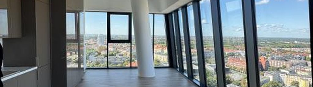 85m2 apartament 21 piętro, miejsce post. hanza tower