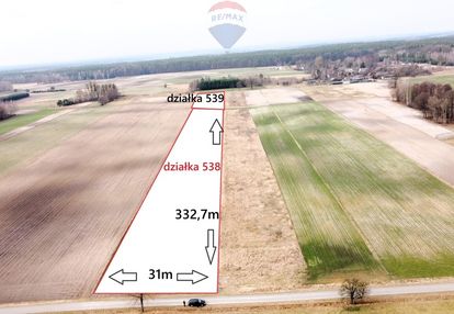 Gospodarstwo 4,9 ha, grunty orne, leśne ostrownica