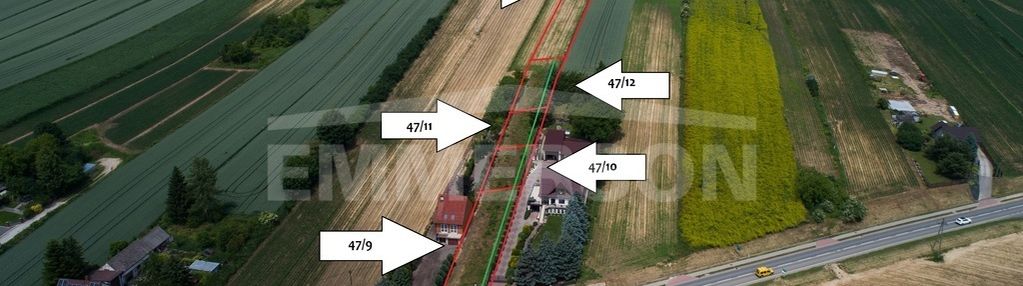 Działki budowlane, nowe brzesko, hebdów