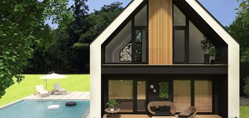 Nowoczesny dom przy lesie | 5 pokoi | pęclin