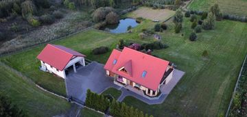 Kawał fajnej chaty ze stawem w świątkach