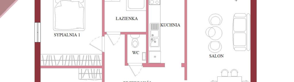 Okazja! 3 pokoje, księga wieczysta, metro