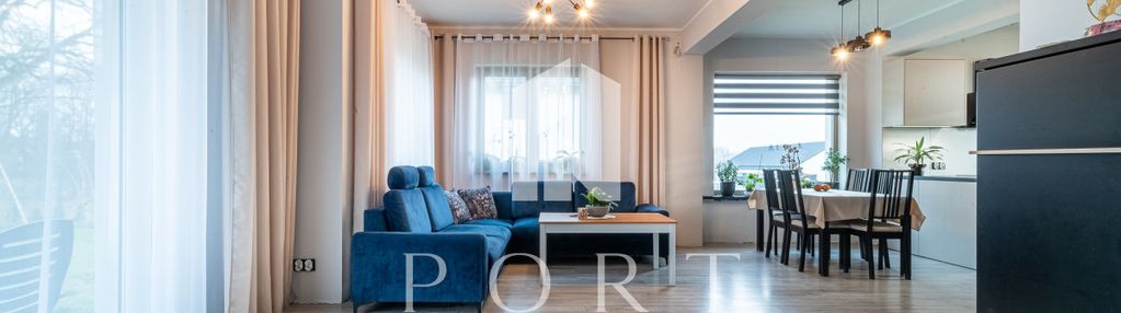 Bliźniak z dużym ogrodem i garażem,10 min od gdyni