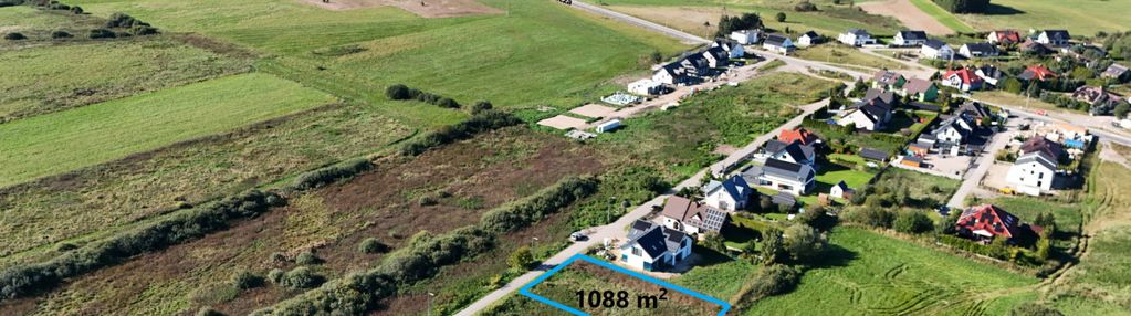 Działka budowlana 1088 m² reda | mpzp