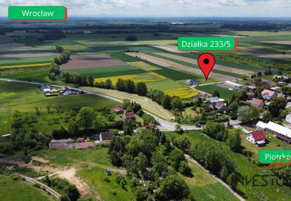 Działka budowlana mpzp z widokiem wrocław 1017 m²