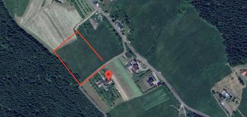 Wysokie gmina limanowa działka widokowa pod lasem – beskid wyspowy, 17,61 ara