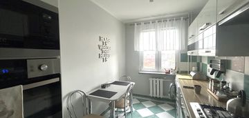 Umeblowane , balkon z widokiem na panoramę miasta