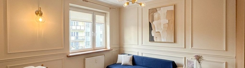 Przestronna kawalerka z osobną kuchnią grunwald