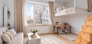 Niepozorne 30 m² -antresola-parking-kamienica