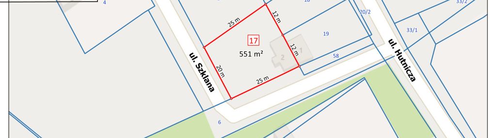 Warszawa targówek | działka 551 m²