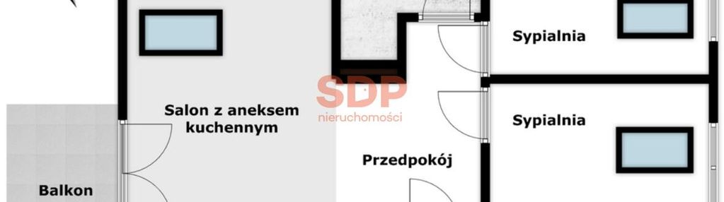 Wilczyce | dla rodziny ceniącej spokój i zieleń | 3 pok., duży balkon