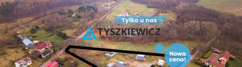 Teren inwestycyjny o pow.7061 m2 zabudowany łebień
