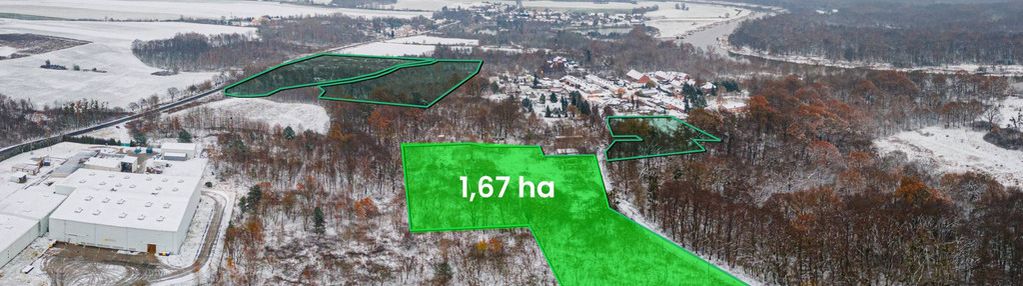 Działka inwestycyjna w pogalewie wielkim - 1,67 ha