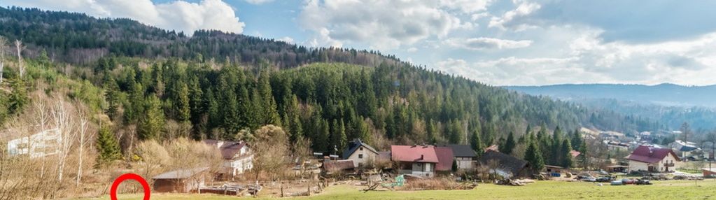 Wisła - gościejów działka z widokiem