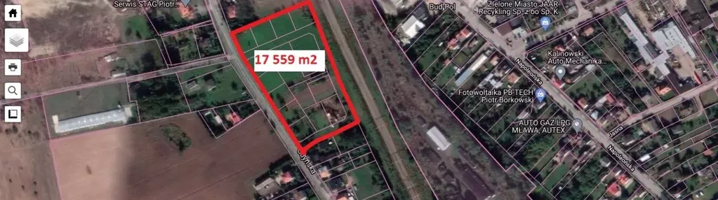 Działka na sprzedaż 800m2