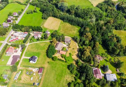 Dom, siedlisko, duża działka