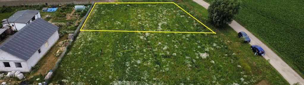 Działka budowlana 1011 m² – czerlejno k. poznania